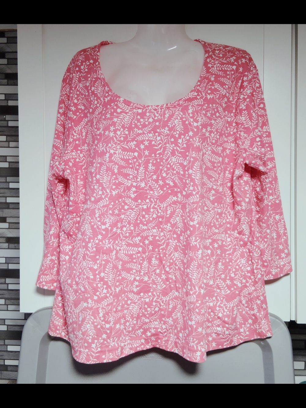 BLAIR 3/4 Sleeve Blouse Sz-L